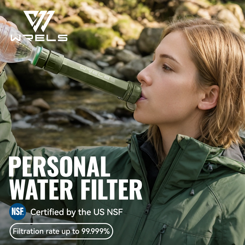 Water Purification Straw - WRELS Outdoor Portable Water Purification Filter