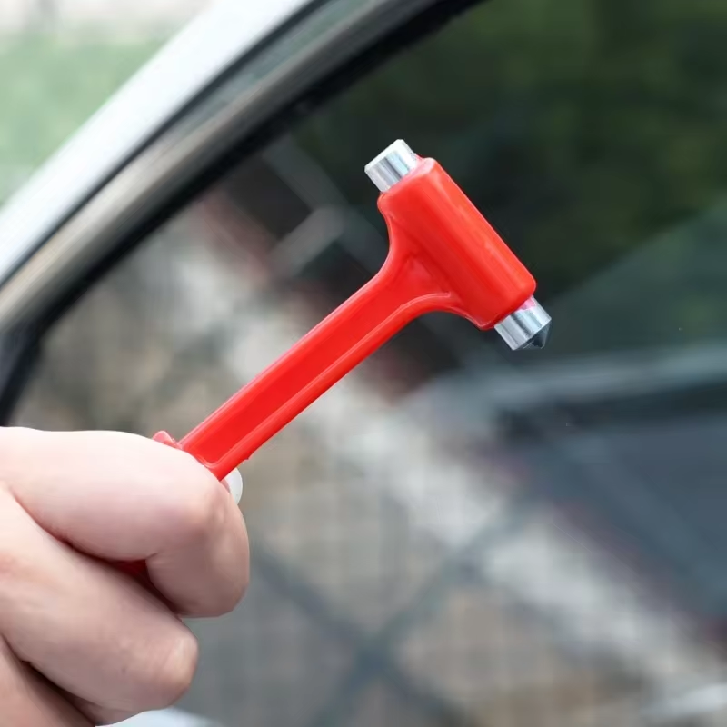 Rescue Rope Throw - Car Buses Trucks Window Breaking Hammer