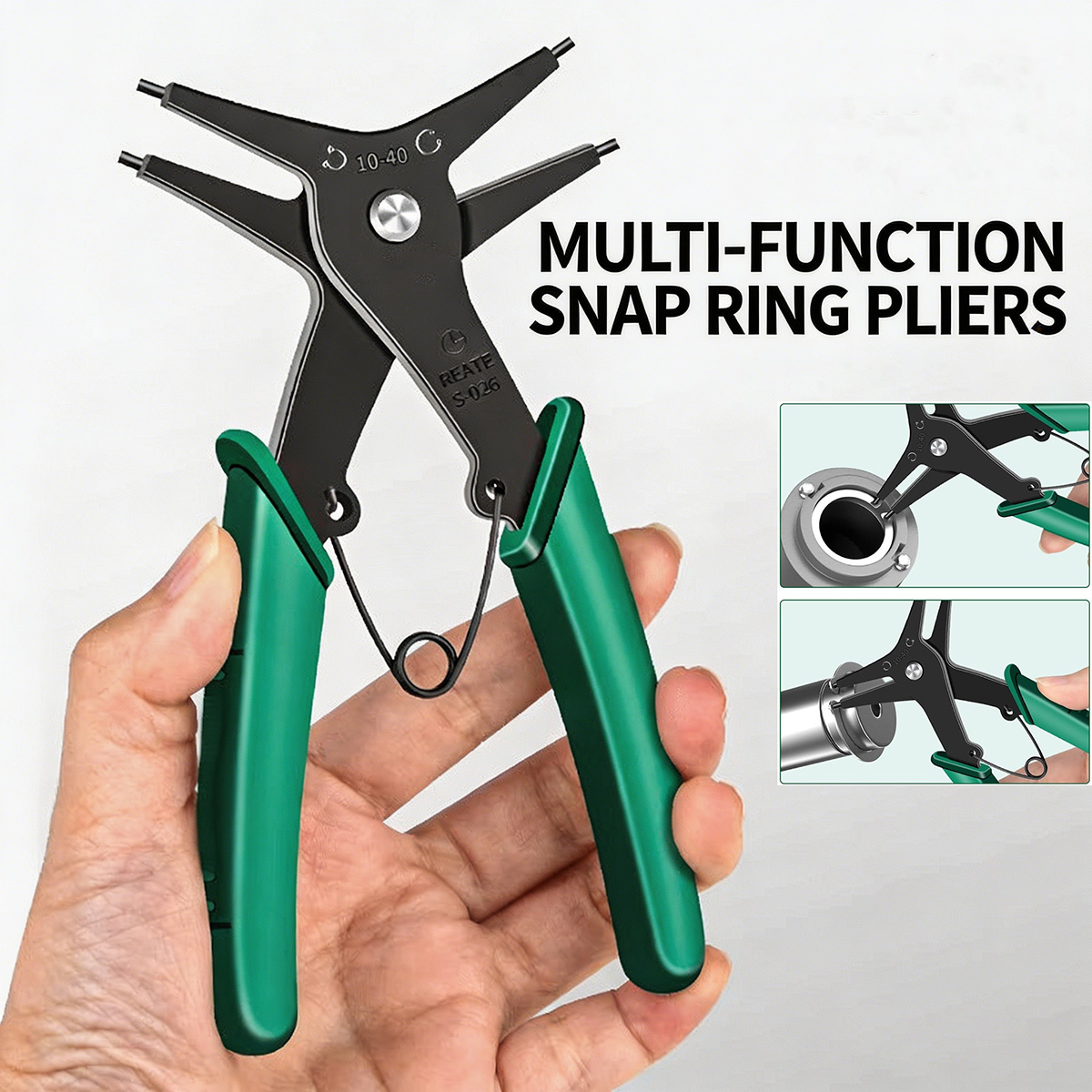 Multi Tool Plier - Internal External Circlip Pliers High Carbon
