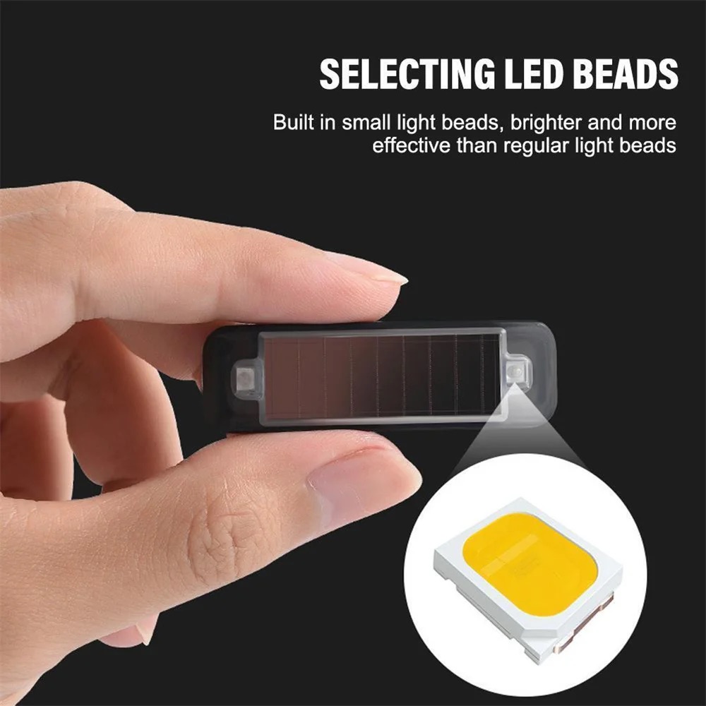 Sos Light Strobe - Mini LED Solar Power Car Warning