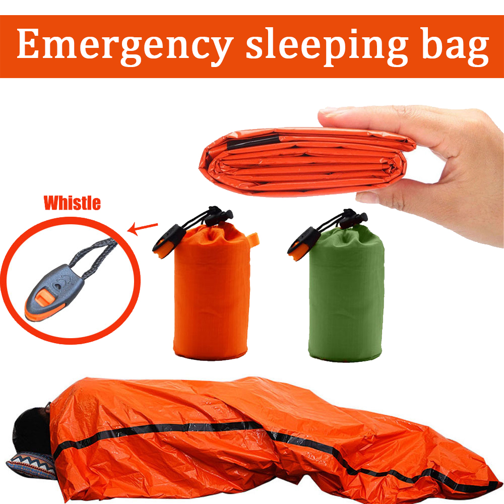 Bivy Bag Emergency - Portable Waterproof Emergency Survival Sleeping Bag