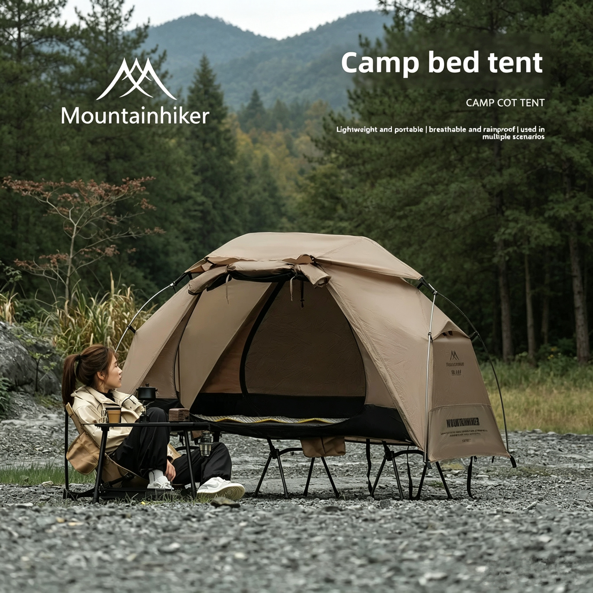 Emergency Mylar Tent - Mountainhiker Outdoor Camping Bed Tent Shadow