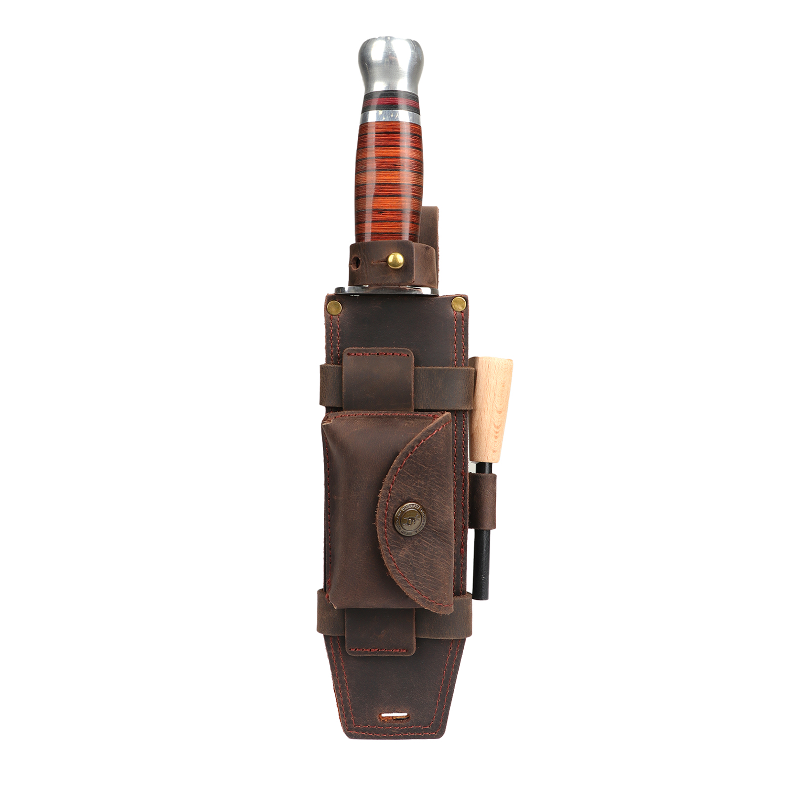Tourbon Camping Leather Knife  - огляд і ціна Bushcraft Knife Fixed