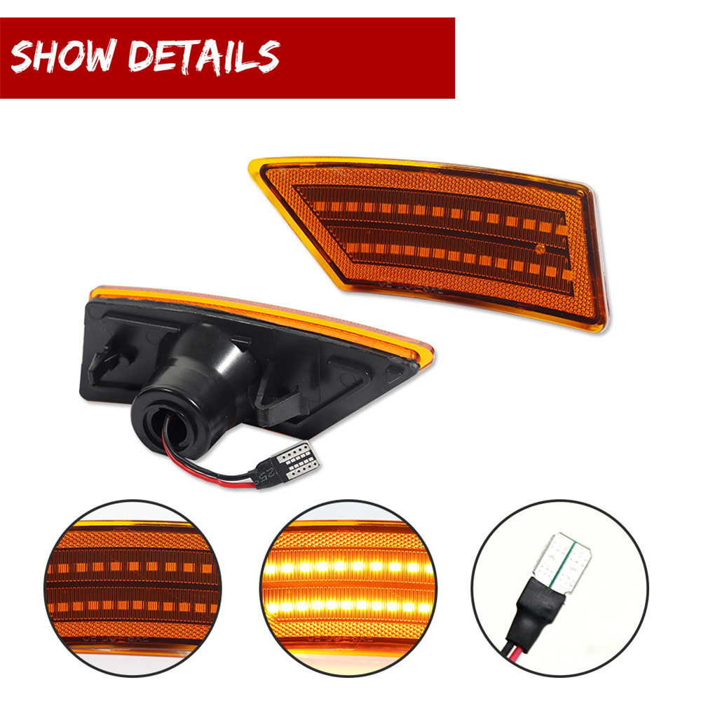 2PCS Car LED Front Side Marker - огляд і ціна Signal Flare Kit