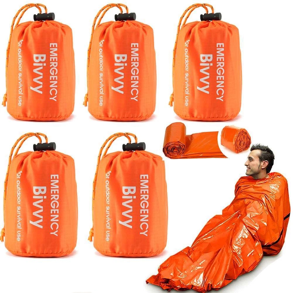 1-5Pack Emergency Sleeping Bag - огляд і ціна Bivy Bag Emergency
