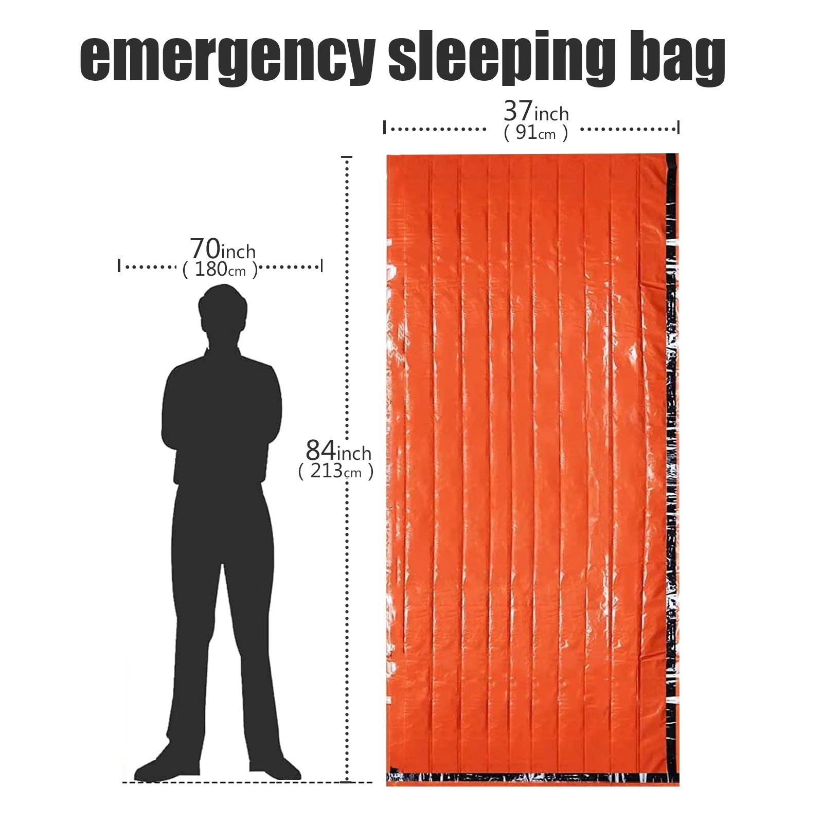 1-5Pack Emergency Sleeping Bag - огляд і ціна Bivy Bag Emergency
