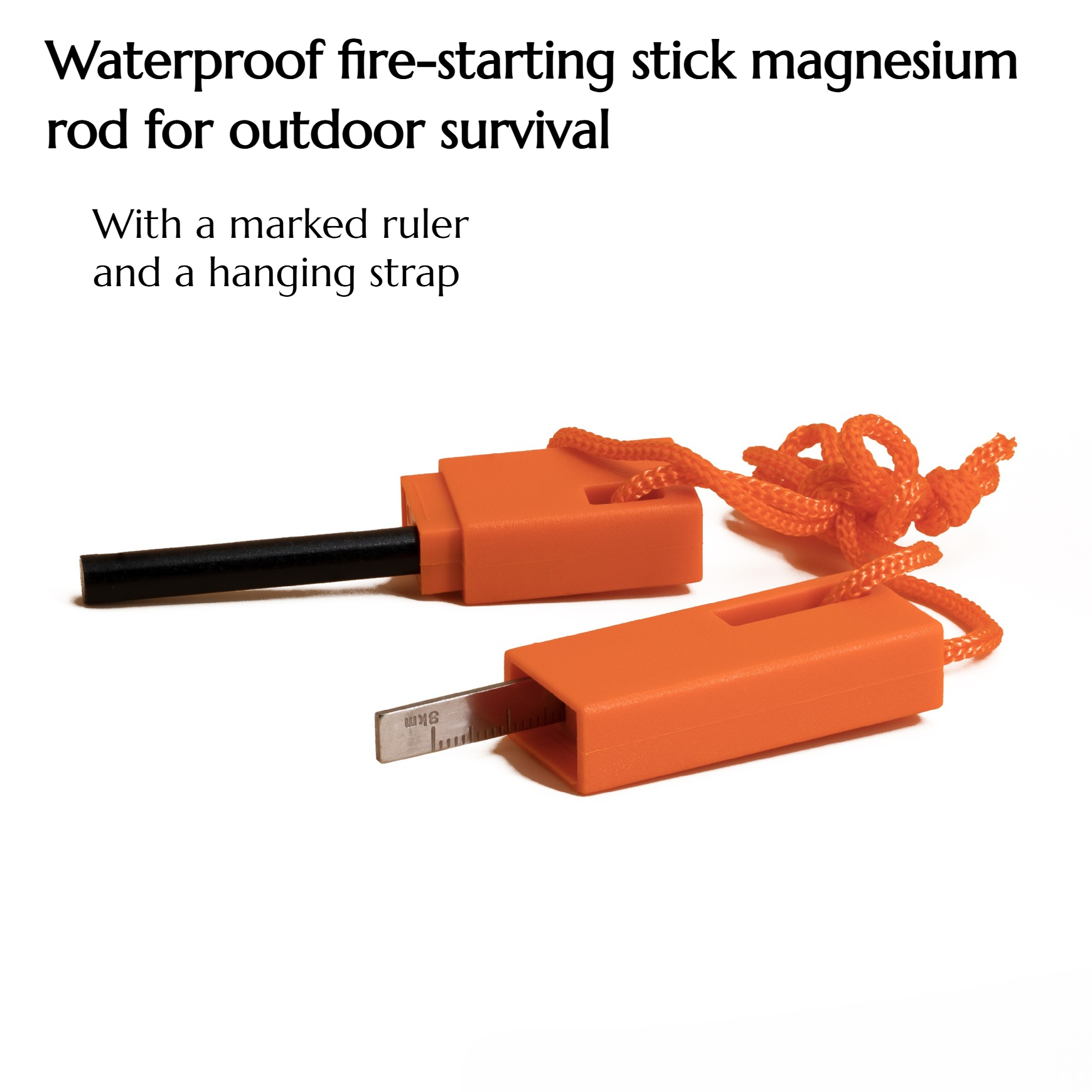 5PCS Outdoor Survival Waterpro - огляд і ціна Magnesium Fire Starter