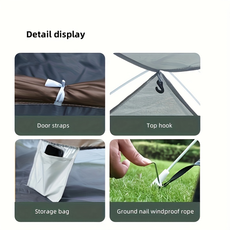 Outdoor Camping Portable Foldi - огляд і ціна Emergency Mylar Tent