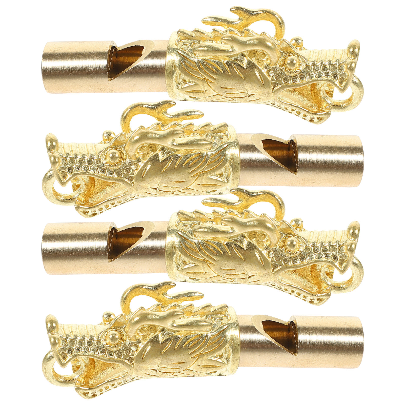 4Pcs Brass Animal Head Whistle - огляд і ціна Emergency Whistle Loud