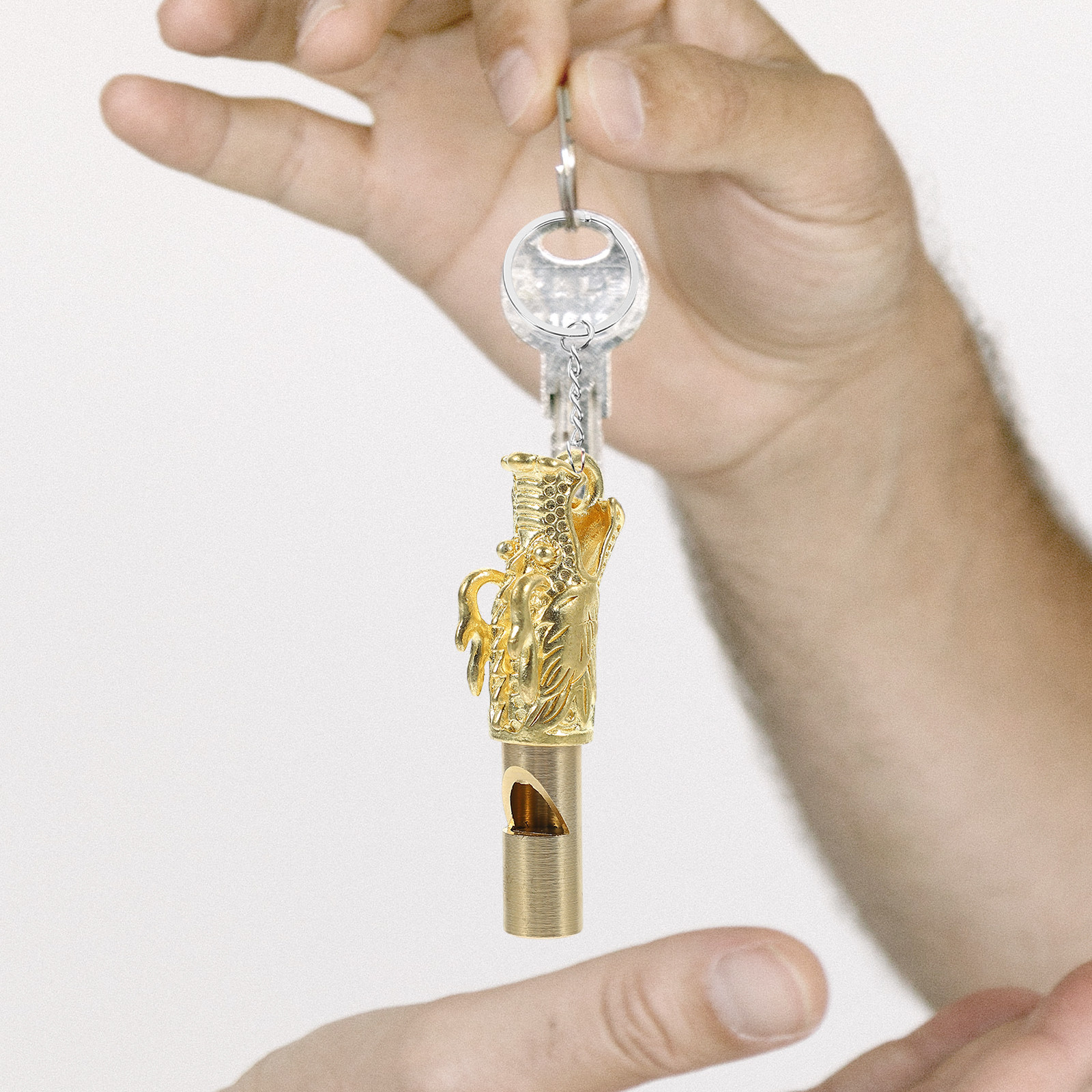 4Pcs Brass Animal Head Whistle - огляд і ціна Emergency Whistle Loud