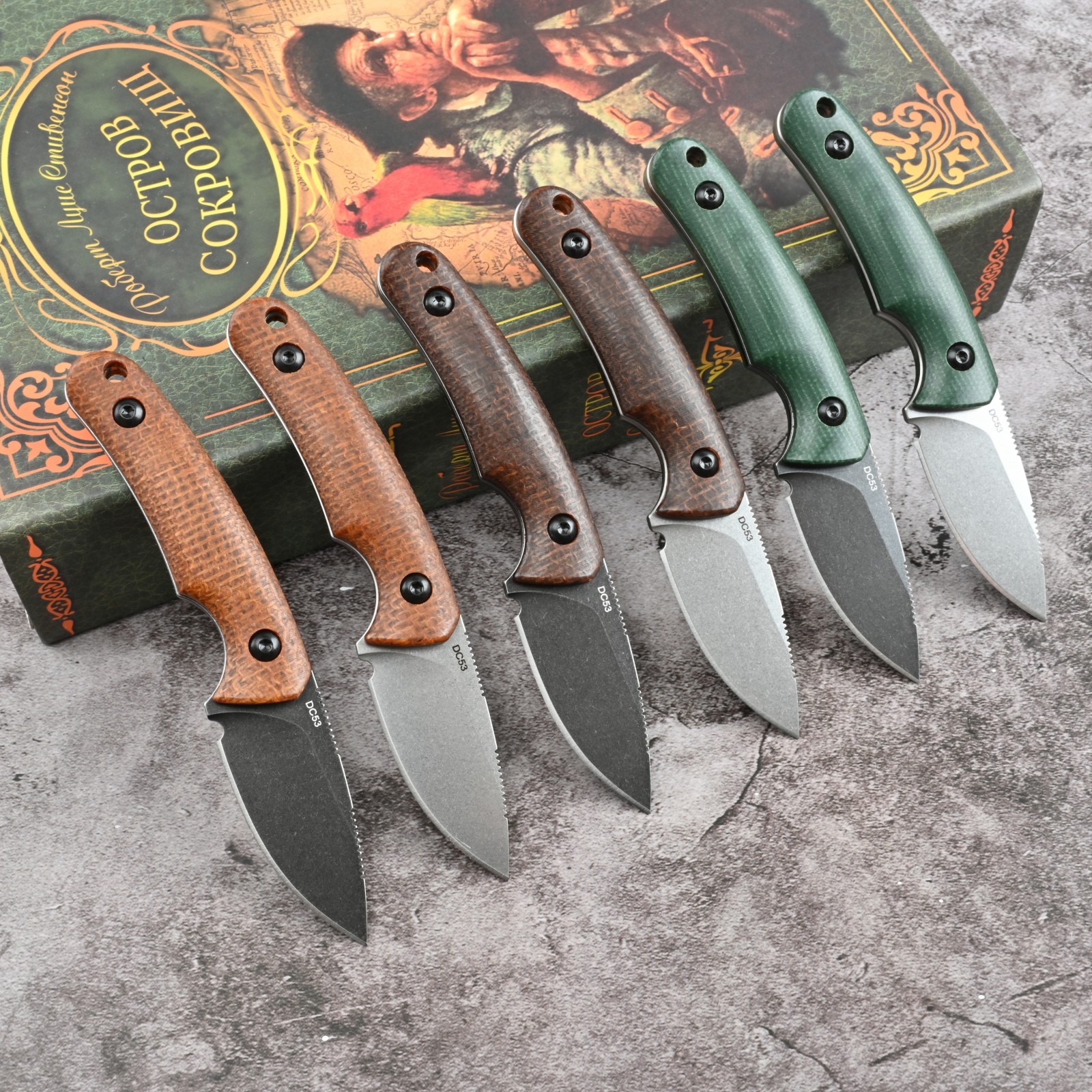 Premium SDOKEDC DC53 Steel EDC - огляд і ціна Bushcraft Knife Fixed