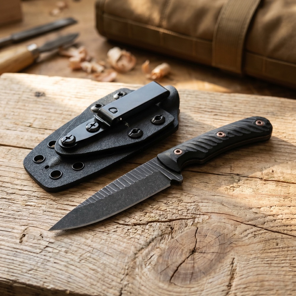 Full Tang Bushcraft Knife D2 B - огляд і ціна Bushcraft Knife Fixed