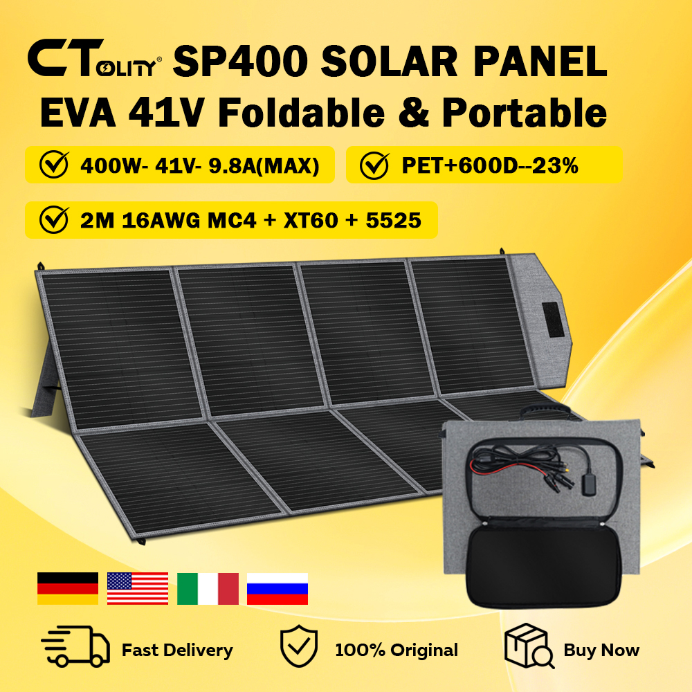 CTOLITY SP400 Portable Solar P - огляд і ціна Solar Emergency Charger