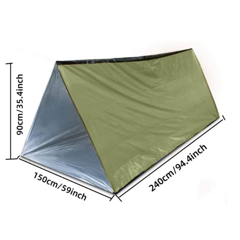 2 Person Reusable Mylar Tube E - огляд і ціна Emergency Mylar Tent