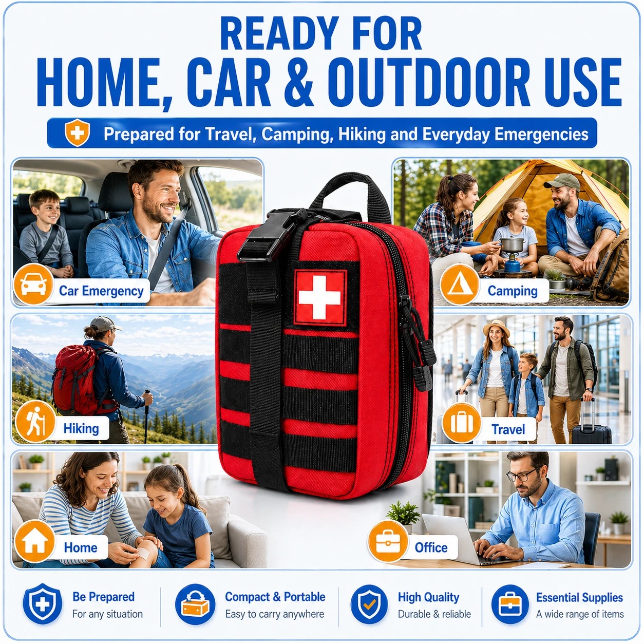 363pcs Portable First Aid Kit  - огляд і ціна Bivy Bag Emergency