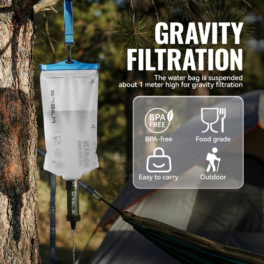 WRELS Outdoor Water Purifier H - огляд і ціна Water Purification Straw