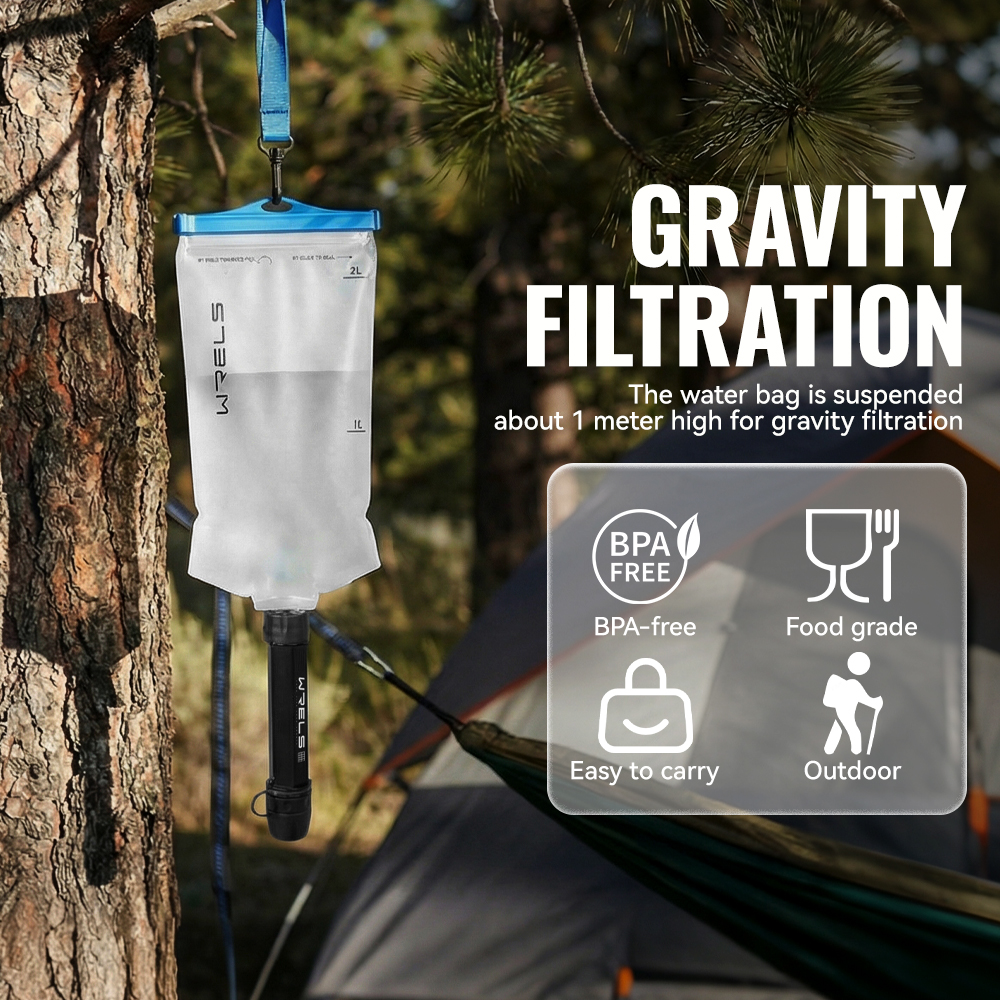 WRELS Outdoor Portable Water P - огляд і ціна Water Purification Straw