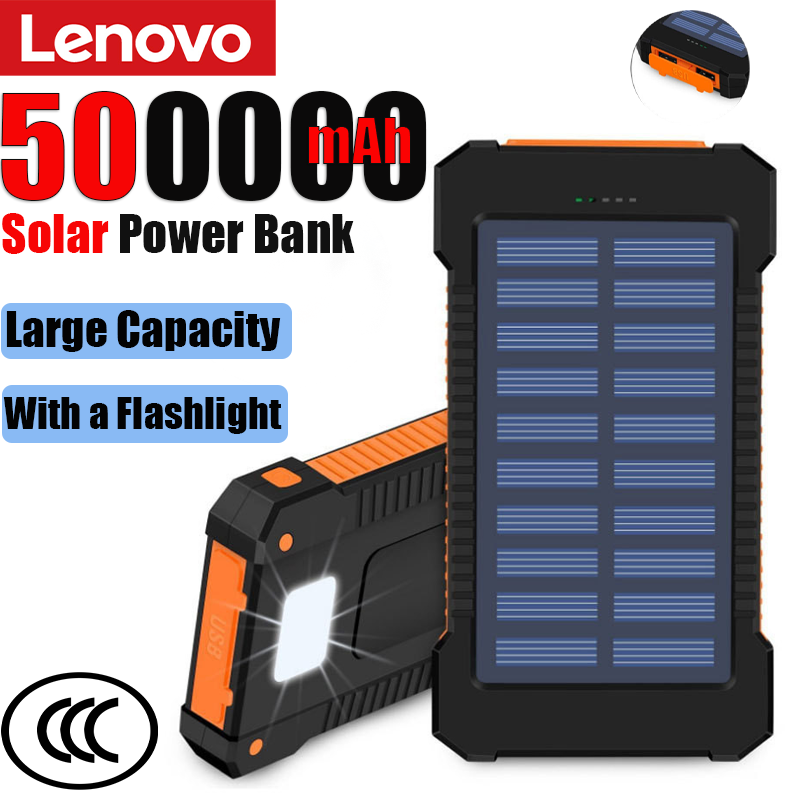 Lenovo 500000mAh Solar Power B - огляд і ціна Solar Emergency Charger