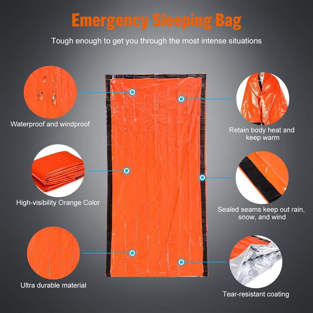 Waterproof Reusable Thermal My - огляд і ціна Emergency Mylar Tent