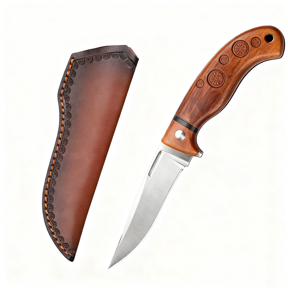 22cm Fixed Blade Knife Scabbar - огляд і ціна Bushcraft Knife Fixed