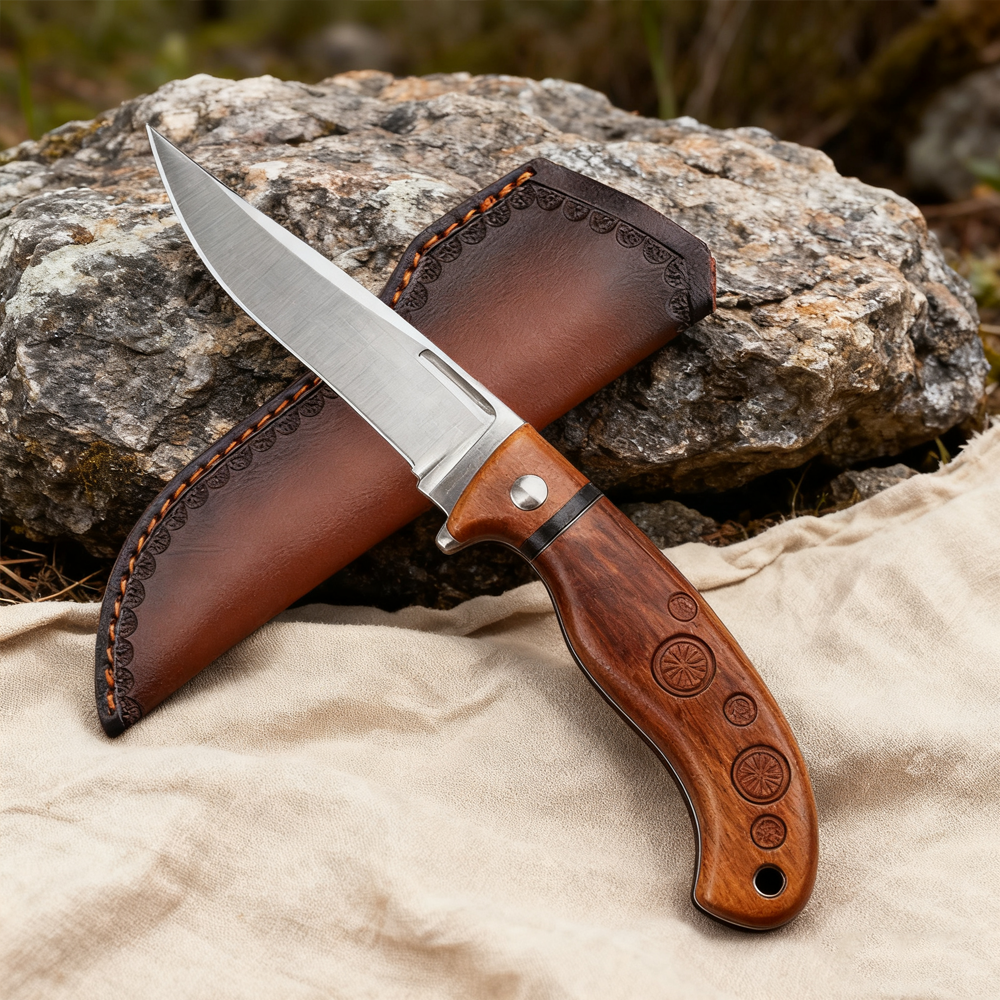 22cm Fixed Blade Knife Scabbar - огляд і ціна Bushcraft Knife Fixed