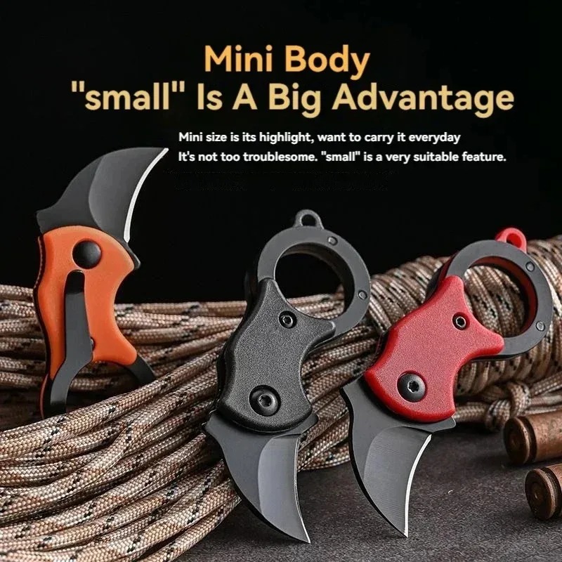 Mini Keychain Pocket Knife Sta - огляд і ціна Bushcraft Knife Fixed