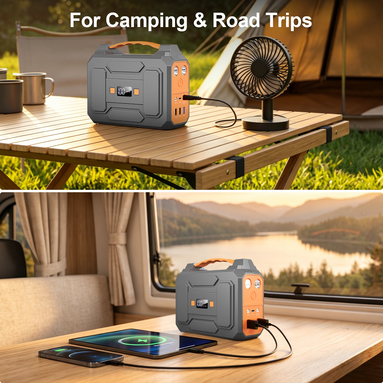 100W/146Wh Portable Power Stat - огляд і ціна Solar Emergency Charger