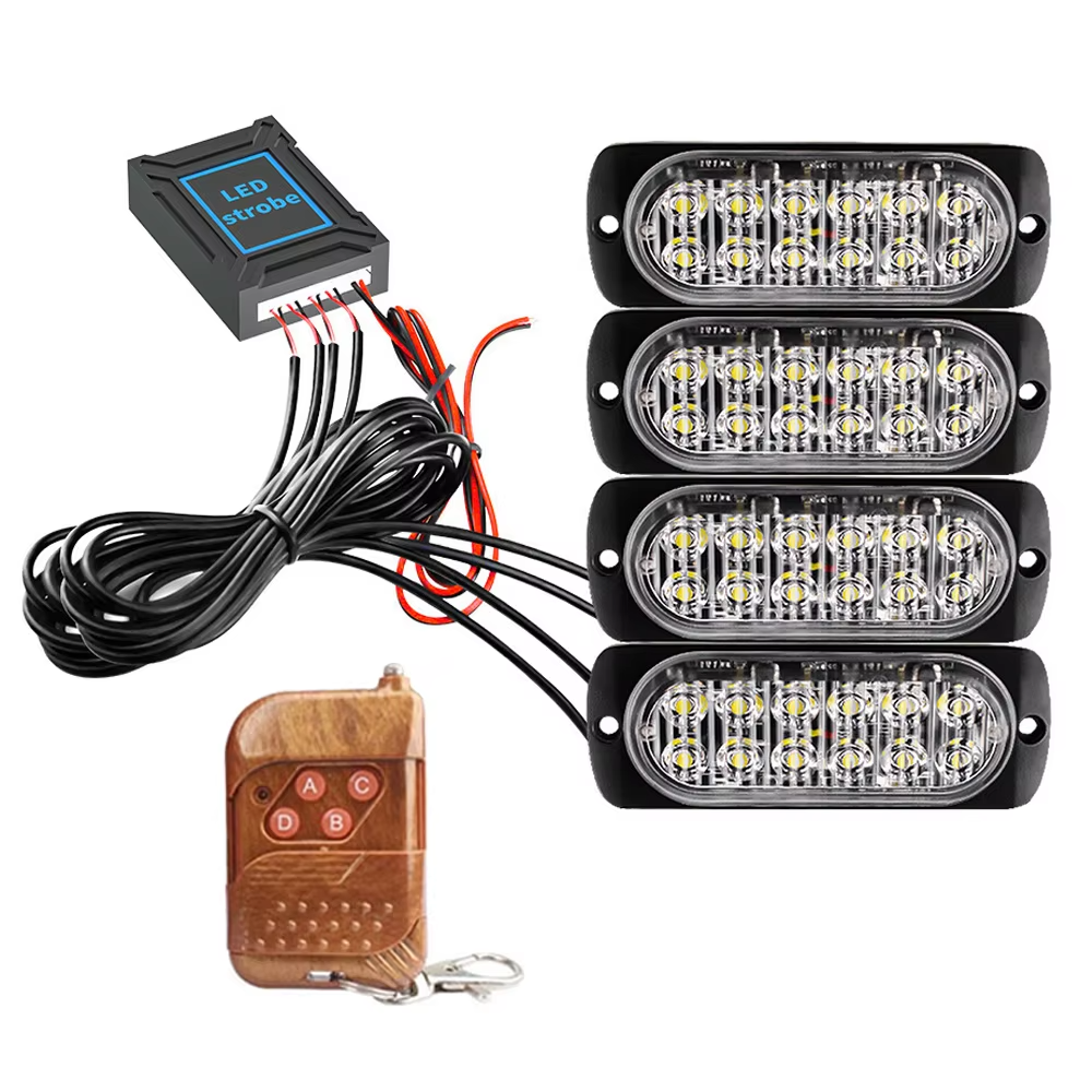 4x12 LED Remote Control Car St - огляд і ціна Sos Light Strobe