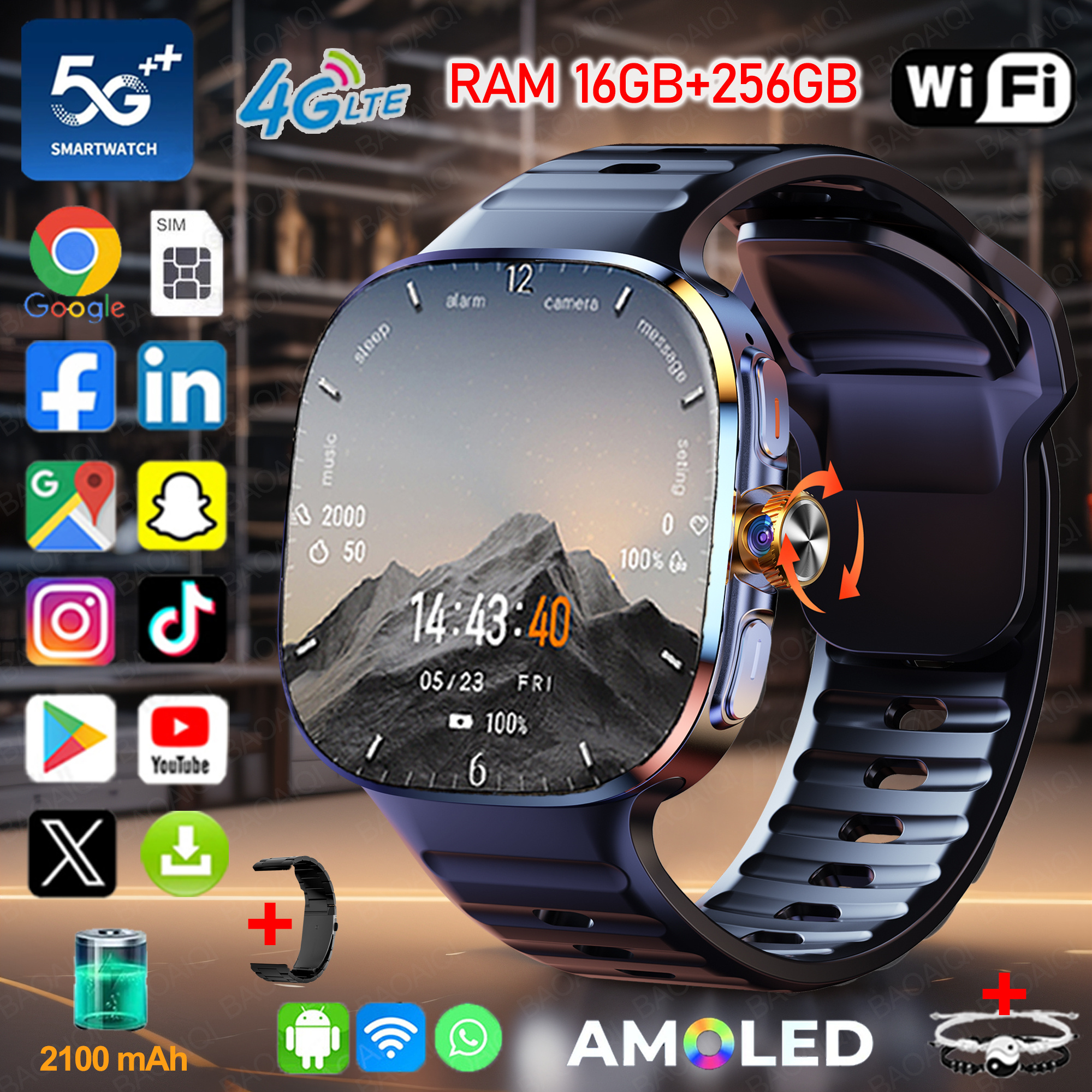 2.40 inch Larger Screen 4G/5G  - огляд і ціна Compass Lensatic