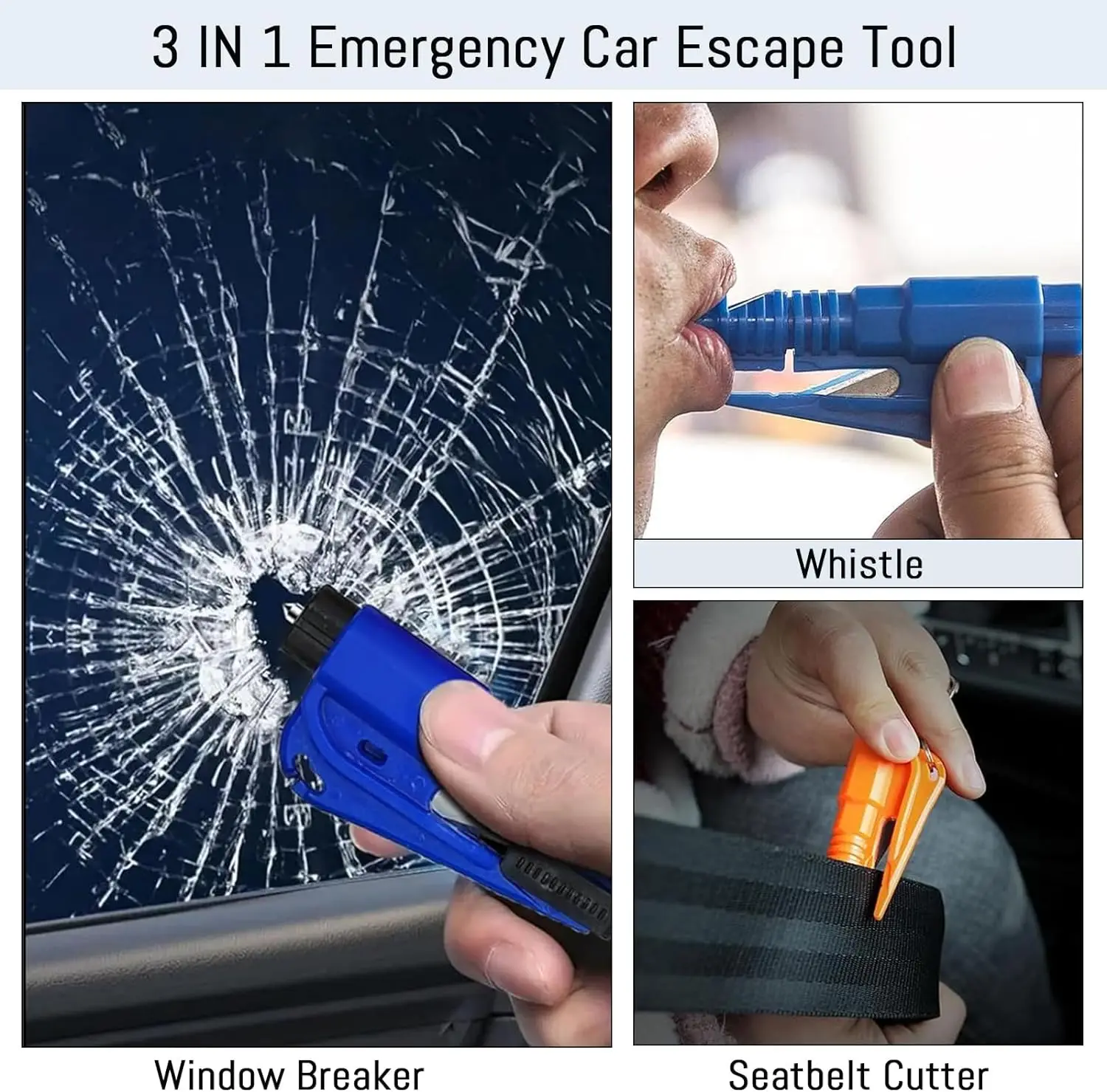 Safety Hammer Car Escape Tool  - огляд і ціна Rescue Rope Throw