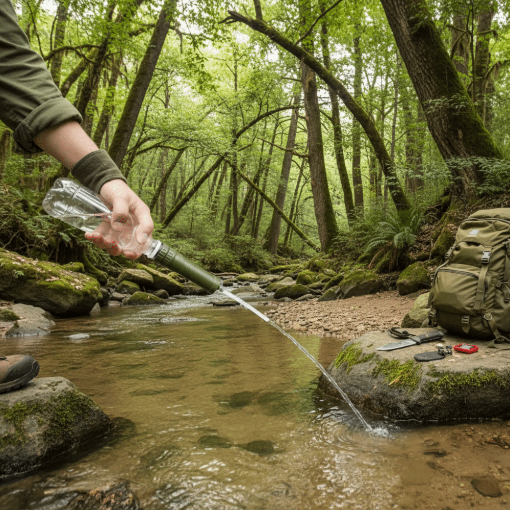 ABS Outdoor Mini Water Filter  - огляд і ціна Water Purification Straw