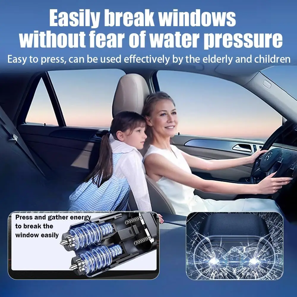Car Safety Hammer 2-in-1 Windo - огляд і ціна Rescue Rope Throw