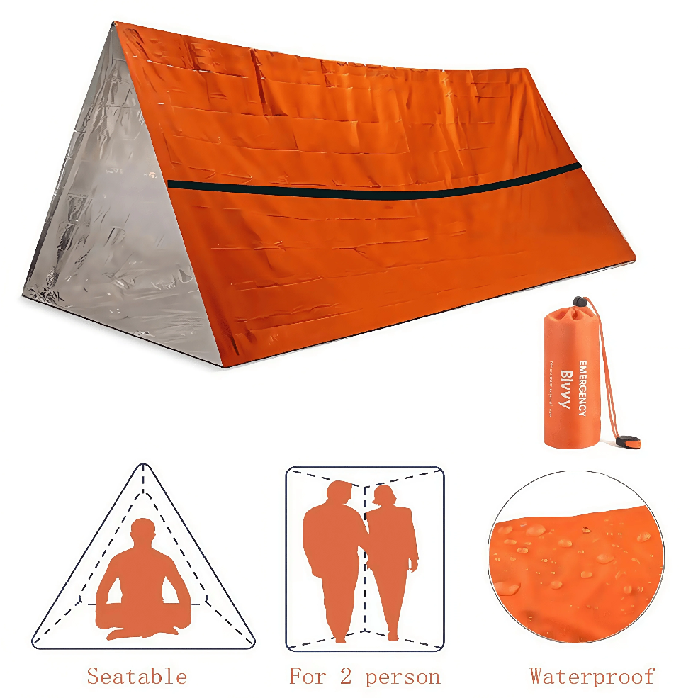 2-Person Emergency Survival Sh - огляд і ціна Emergency Mylar Tent