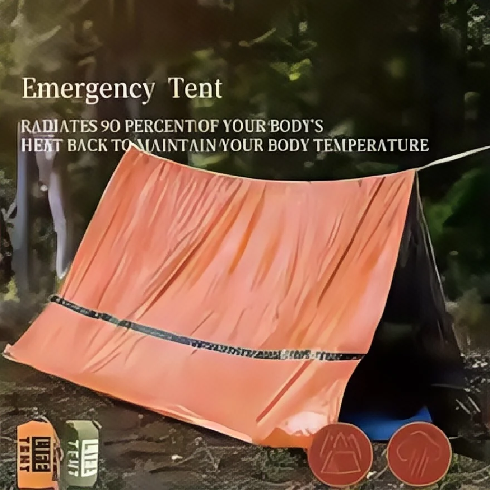 2-Person Emergency Survival Sh - огляд і ціна Emergency Mylar Tent