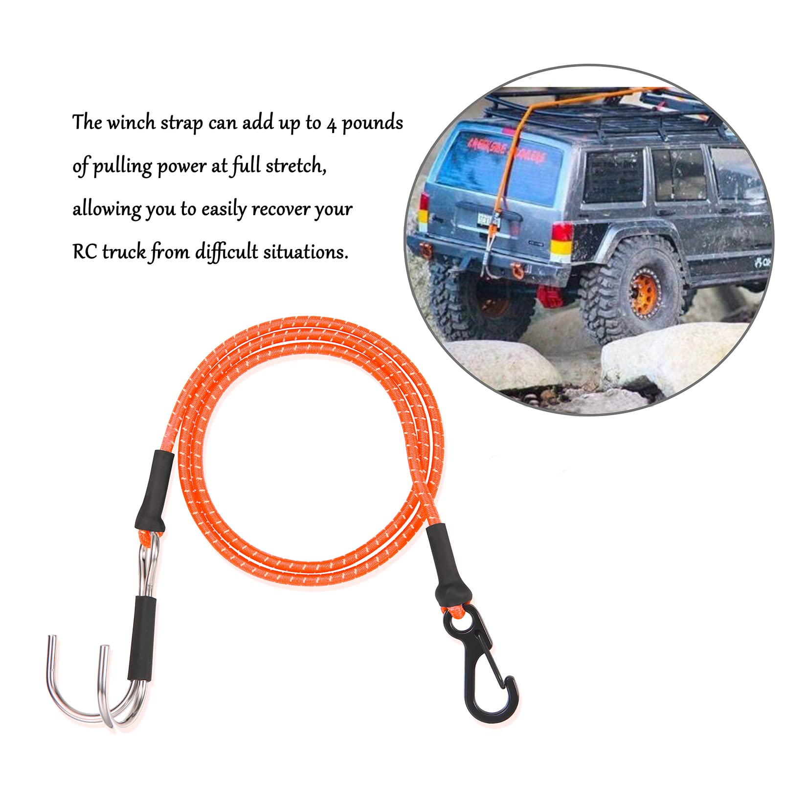 1/10 Kinetic Winch Strap Escap - огляд і ціна Rescue Rope Throw