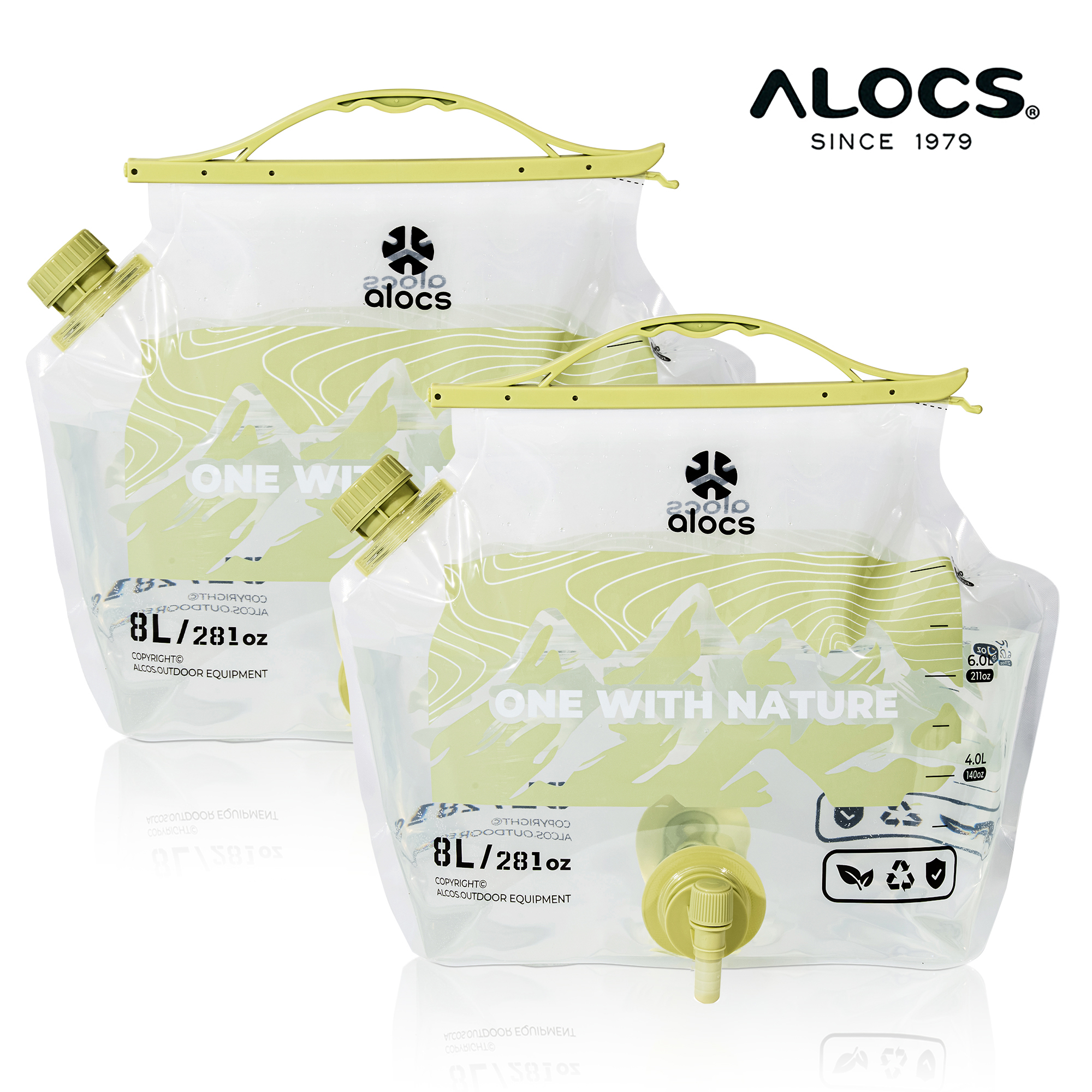 8L ALOCS Camping Water Bladder - огляд і ціна Water Bag Collapsible