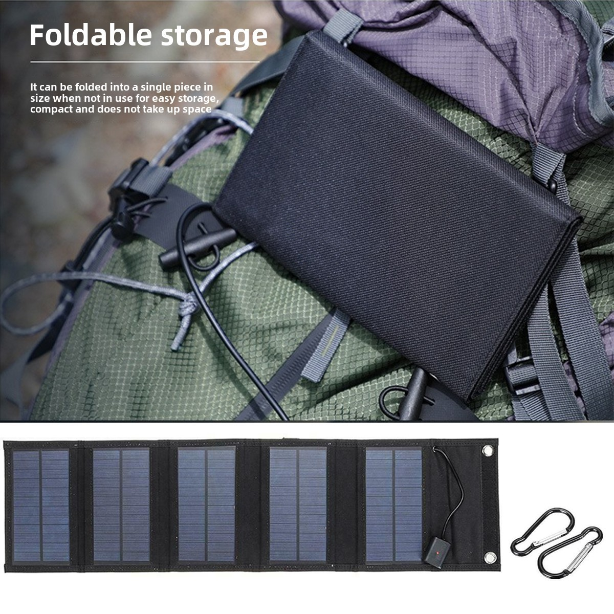 Backpack Pocket Carry Portable - огляд і ціна Solar Emergency Charger