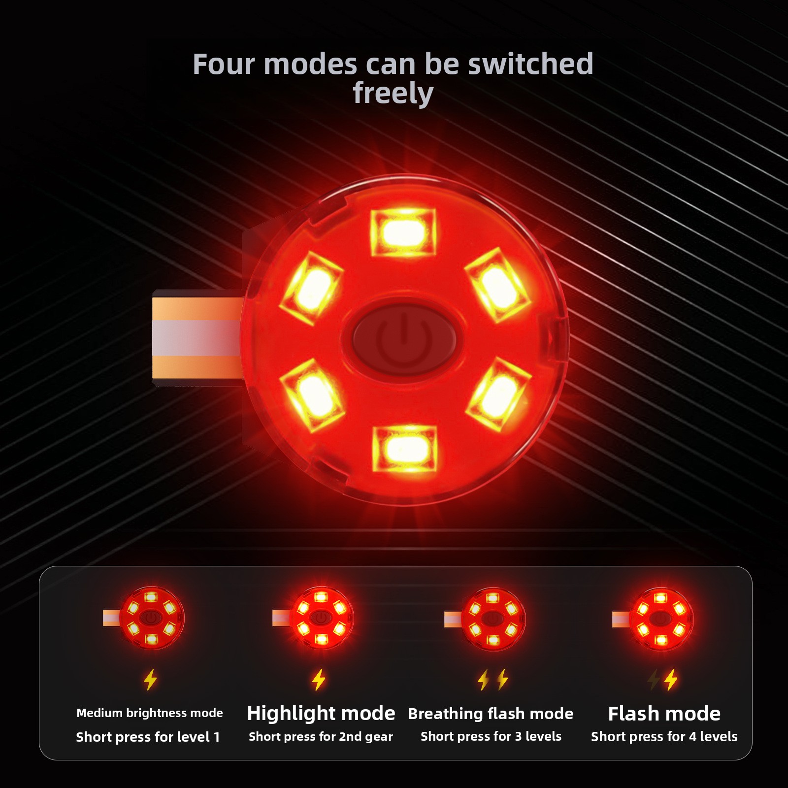 USB Rechargeable LED Helmet Ta - огляд і ціна Sos Light Strobe