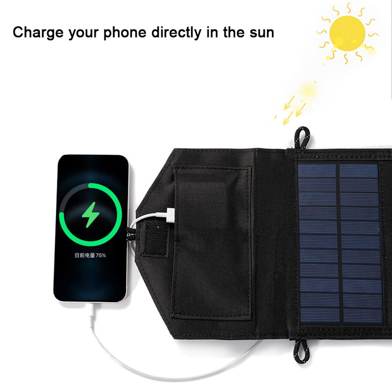 Outdoor Camping Hiking Foldabl - огляд і ціна Solar Emergency Charger