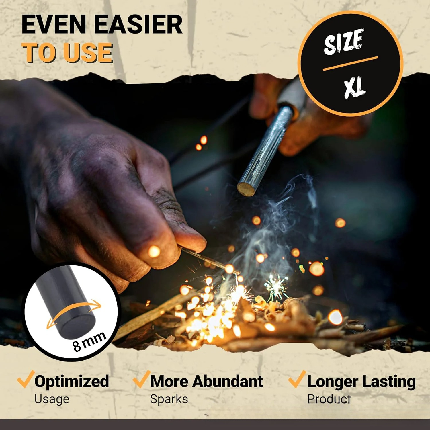 Portable Outdoor Flint and Ste - огляд і ціна Magnesium Fire Starter