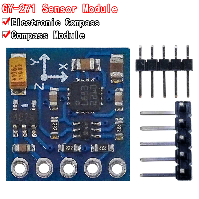 Si Tai&SH GY-271 QMC5883L 3V-5 - огляд і ціна Compass Lensatic