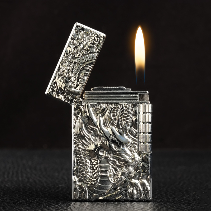 Dragon Gas Lighter Grinding Je - огляд і ціна Fire Starting Kit