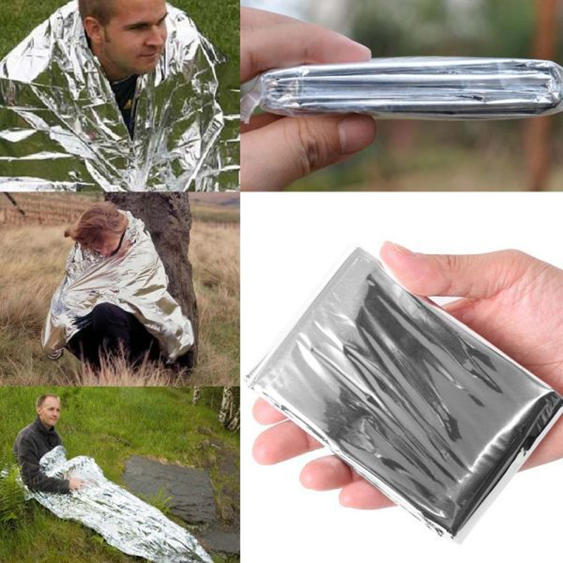 Emergent Blanket Mylar Thermal - огляд і ціна Emergency Mylar Tent