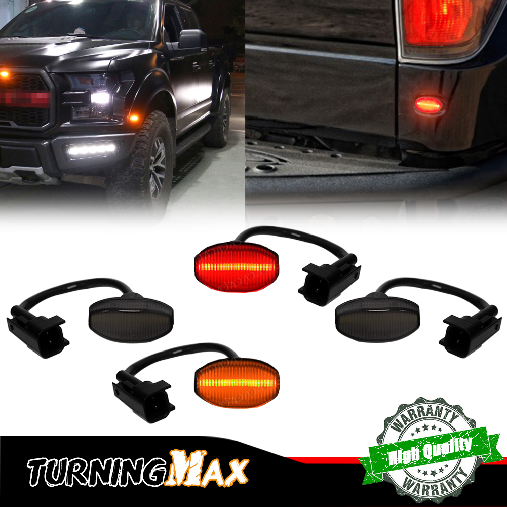 4PCS Smoked Lens Front Amber & - огляд і ціна Signal Flare Kit