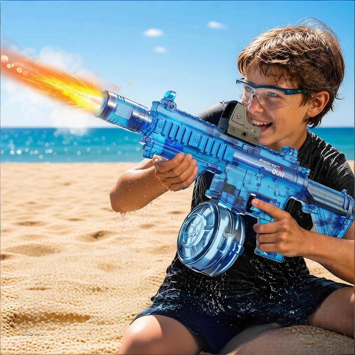 Kids Automatic Water Gun with  - огляд і ціна Sos Light Strobe