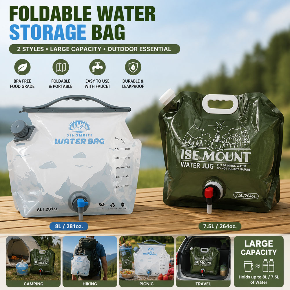 8L Large Capacity Outdoor Fold - огляд і ціна Water Bag Collapsible