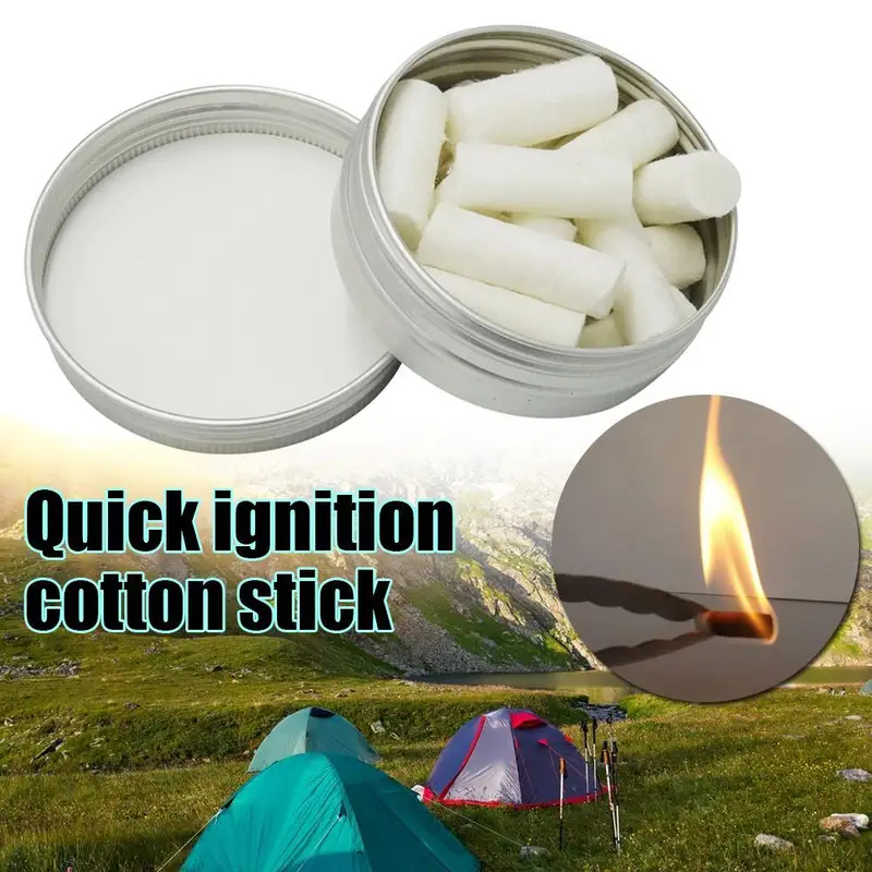 12pcs Outdoor Camping Paraffin - огляд і ціна Fire Starting Kit