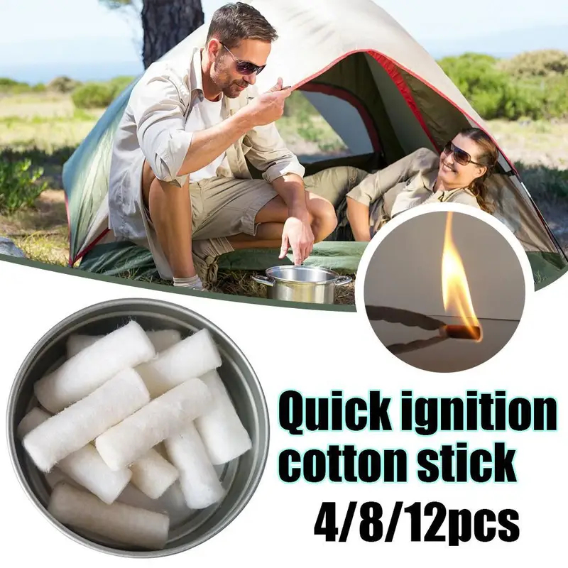 12pcs Outdoor Camping Paraffin - огляд і ціна Fire Starting Kit