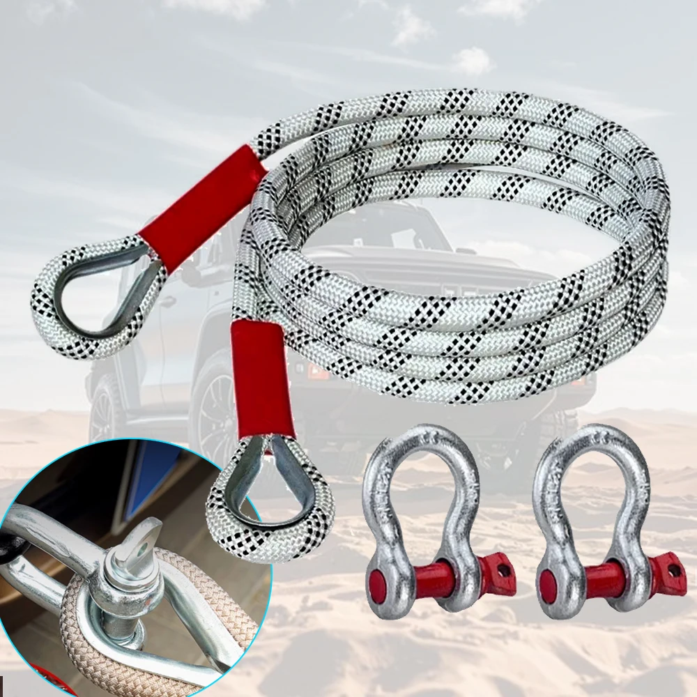 New Car Tow Strap 4x4 Offroad  - огляд і ціна Rescue Rope Throw