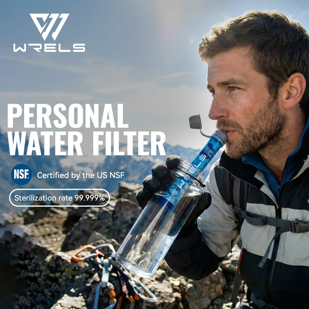 WRELS Outdoor Portable Water F - огляд і ціна Water Purification Straw